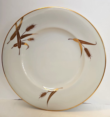 VTG  Meito Norleans  Midas Pattern  Dinner Plate 10.5 in Golden Wheat Japan