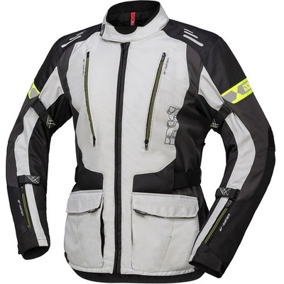 IXS Lorin-ST Size 4XL Men Motorcycle Jacket Waterproof Touring Gray-Black-Yellow
