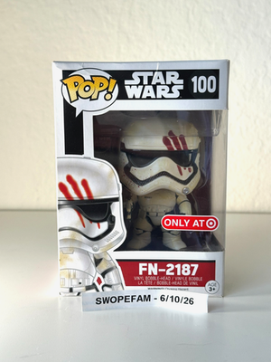 FunkoPop！100 FN-2187 フィン2187 限定版 Funko Pop! Vinyl: Star Wars - FN-2187 - Target (Exclusive) #100