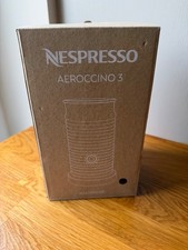 Nespresso Aeroccino 3 Milk Frother Latte Cappuccino Cold & Hot Drinks Black- NEW