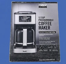bella PRO - 12-Cup Programmable Coffee Maker - Stainless Steel