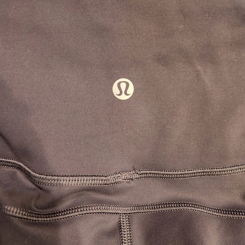 Leggings Lululemon Run Crop Capri Gris Yoga Atléticos Talla 6 Foto 2 de 4