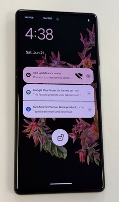Google Pixel 6GB7N6 - 128GB - Stormy Black (Entsperrt) BESCHREIBUNG LESEN