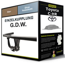 Starre Anhängerkupplung für TOYOTA C-HR 10.2023-jetzt Typ X2 / H2 G.D.W. NEU