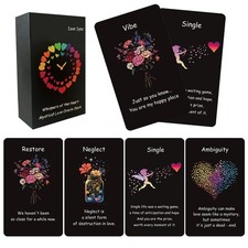 Love Oracle Cards,60-Card Deck for Relationships,Singles Beginners,Gain Clarity