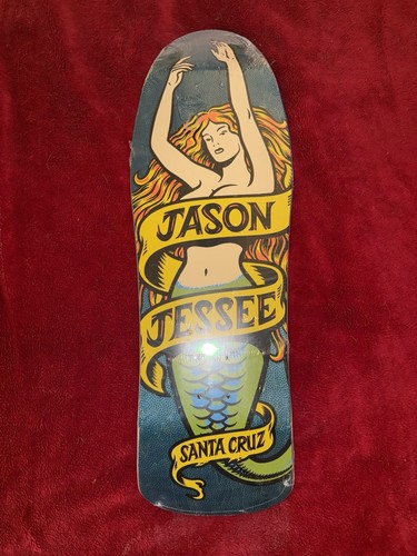 Rare Jason Jesse - Mermaid - Santa Cruz Skateboard Deck /Sealed