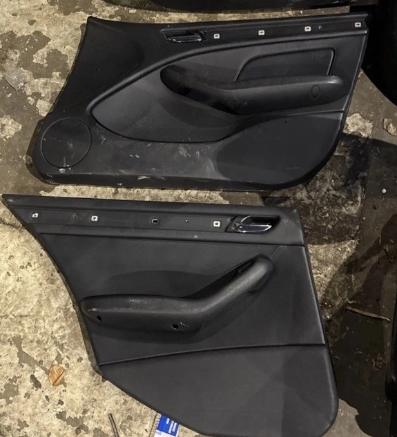 BMW E46 Touring M Sport  1999-2005 Black Leather Interior Seats & Door Cards - Image 2 of 4