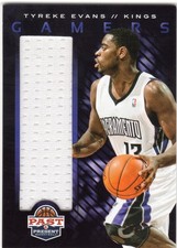 2012-13 Past And Present Tyreke Evans Jumbo Patch #19 Game Worn Materials