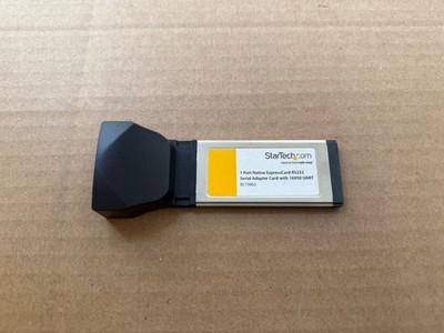 StarTech EC1S952 1-Port Native ExpressCard RS232 Serial Adapter Card