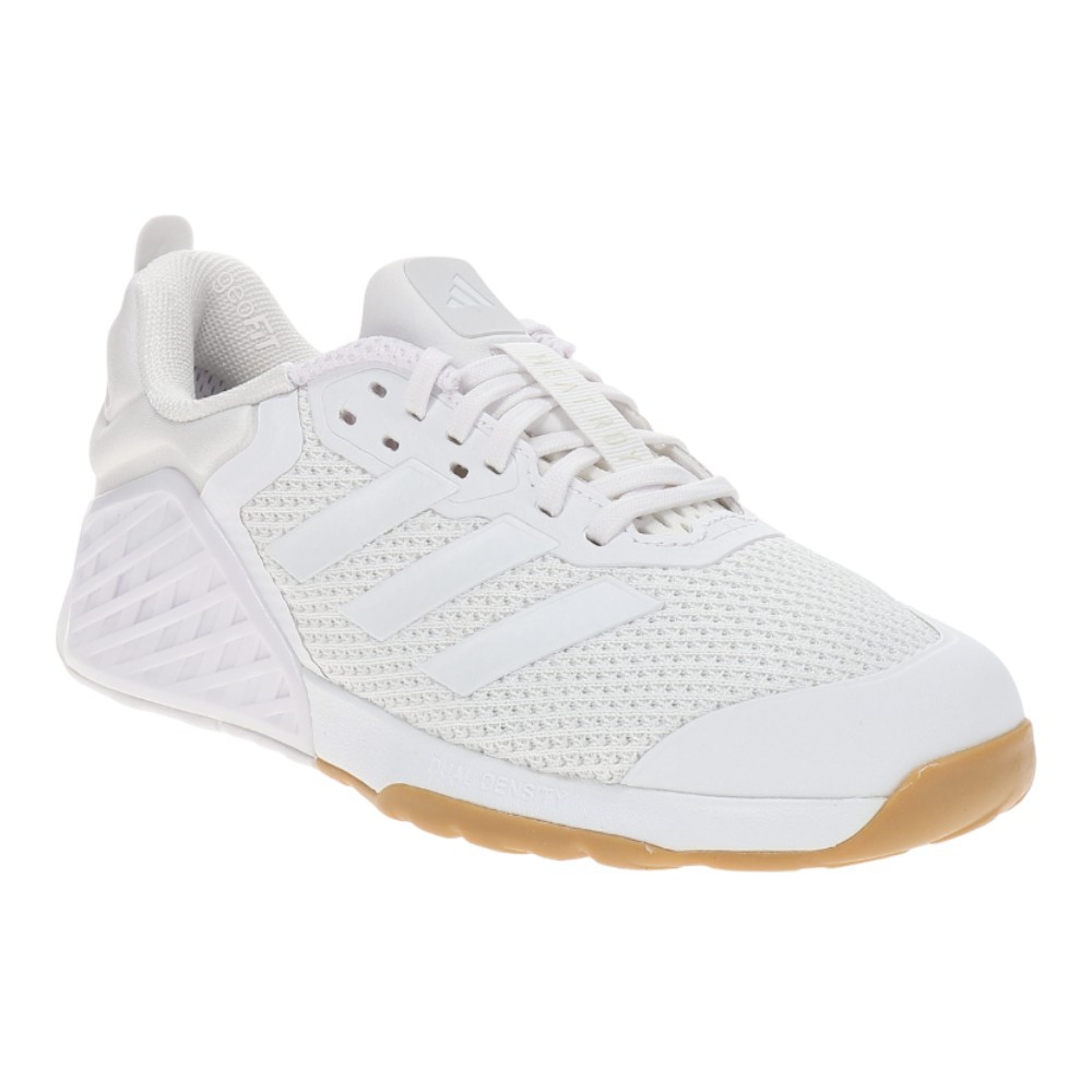 adidas Dropset 3 Training Wide Womens White Sneakers Athletic