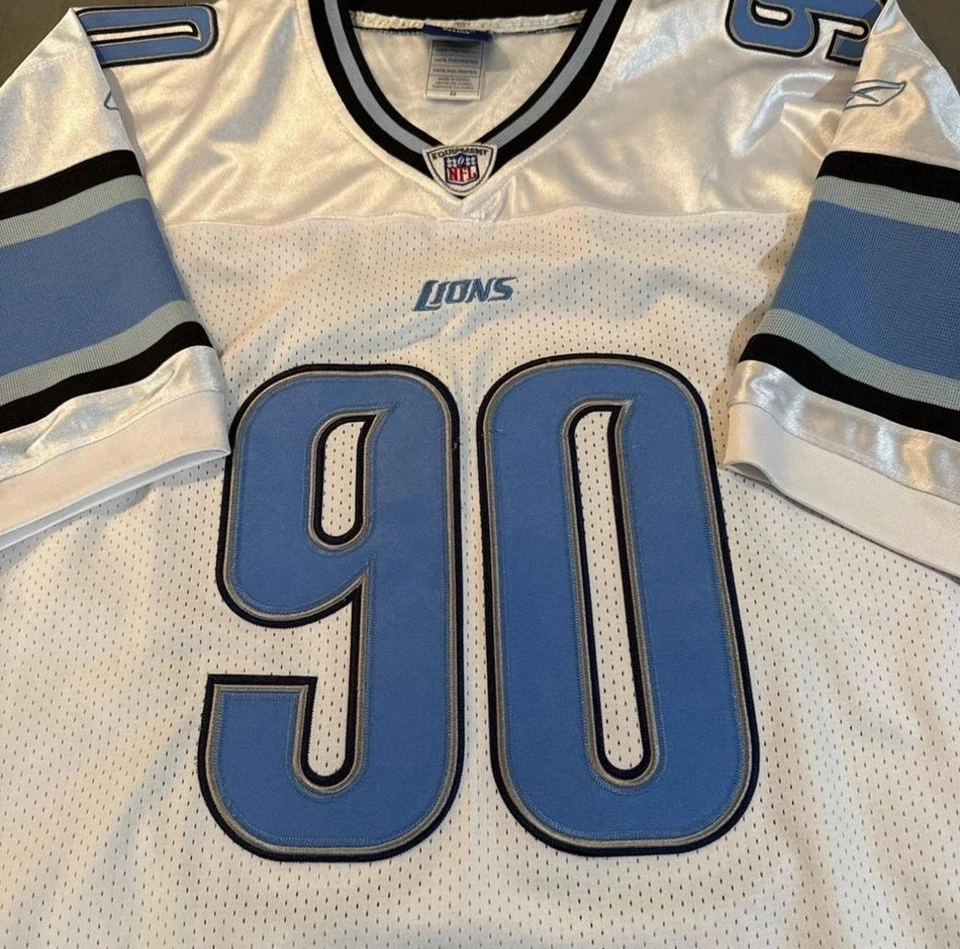 Camiseta Ndamukong Suh Blanca Talla XL #90 Nike Fútbol NFL Hombres Detroit Lions Foto 2 de 4