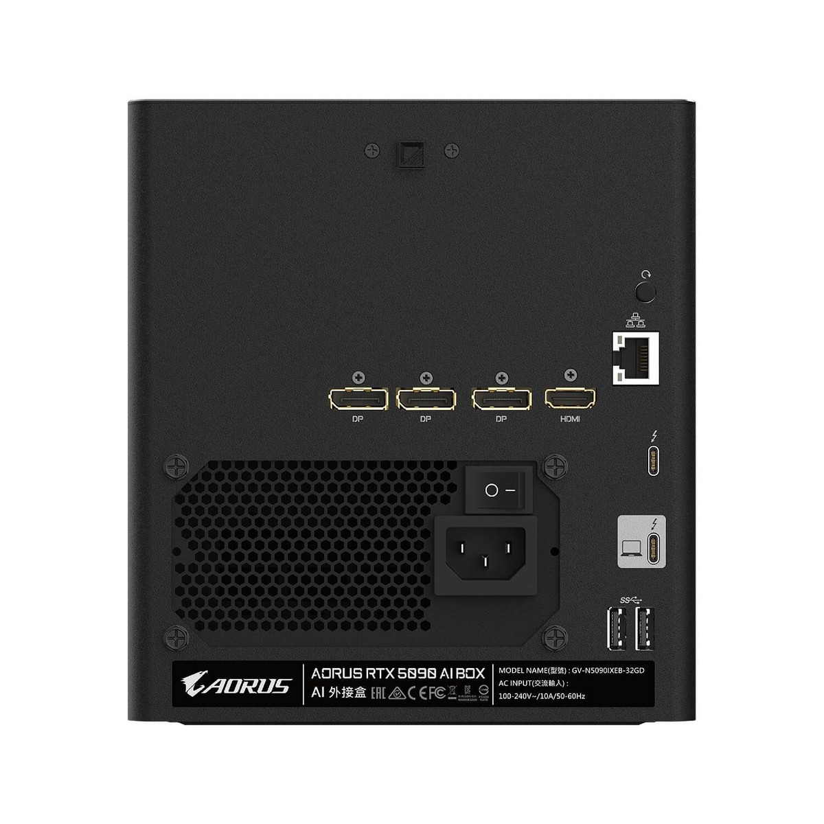 Gigabyte AORUS RTX 5090 AI BOX GV-N5090IXEB-32GD GDDR7 28Gbps