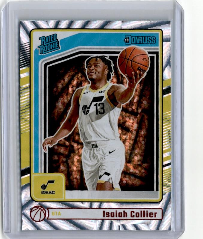 2024-25 Donruss #237 Isaiah Collier Red Wedge SP RC Sams Club Utah Jazz