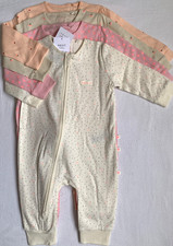 BNWT Baby Girls 4pk Footless Sleepsuits 12-18 months NEXT