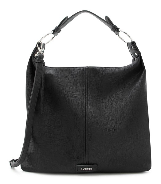 L.Credi Sorphia Hobo Bag Schultertasche Tasche Black Schwarz Neu-image
