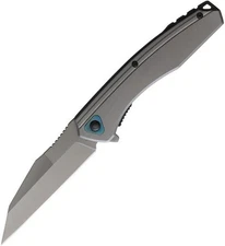 ElitEdge Linerlock A/O Titanium Gray Folding Knife - 10-A82HGY