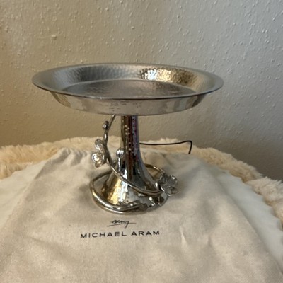 Michael Aram White Orchid Candy Dish Silver 111810 Made in India