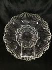Vintage Anchor Hocking Pressed Glass Deviled Egg Plate Sea Shell