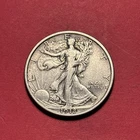 (1) Beautiful Antique 1918-D Walking Liberty Half Dollar CHOICE VF-VERY FINE