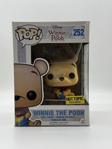 Funko Pop!: Disney - Winnie the Pooh (Seated) (Flocked) - Hot Topic Exclusive