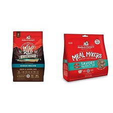 Stella  Chewy's Wild Red Raw Coated Kibble Grain Free Dry Dog Food Ocean Recipe