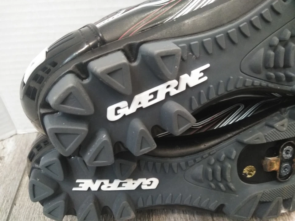 Gaerne Men's Cycling Shoes USA SIZE 11 Black 3 Straps Made In Italy - Image 4 of 4