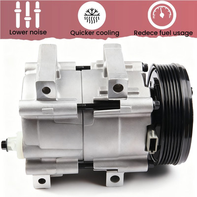 A/C Compressor W/Clutch Fits for Mercury Mountaineer 1998-2001 V6 4.0L