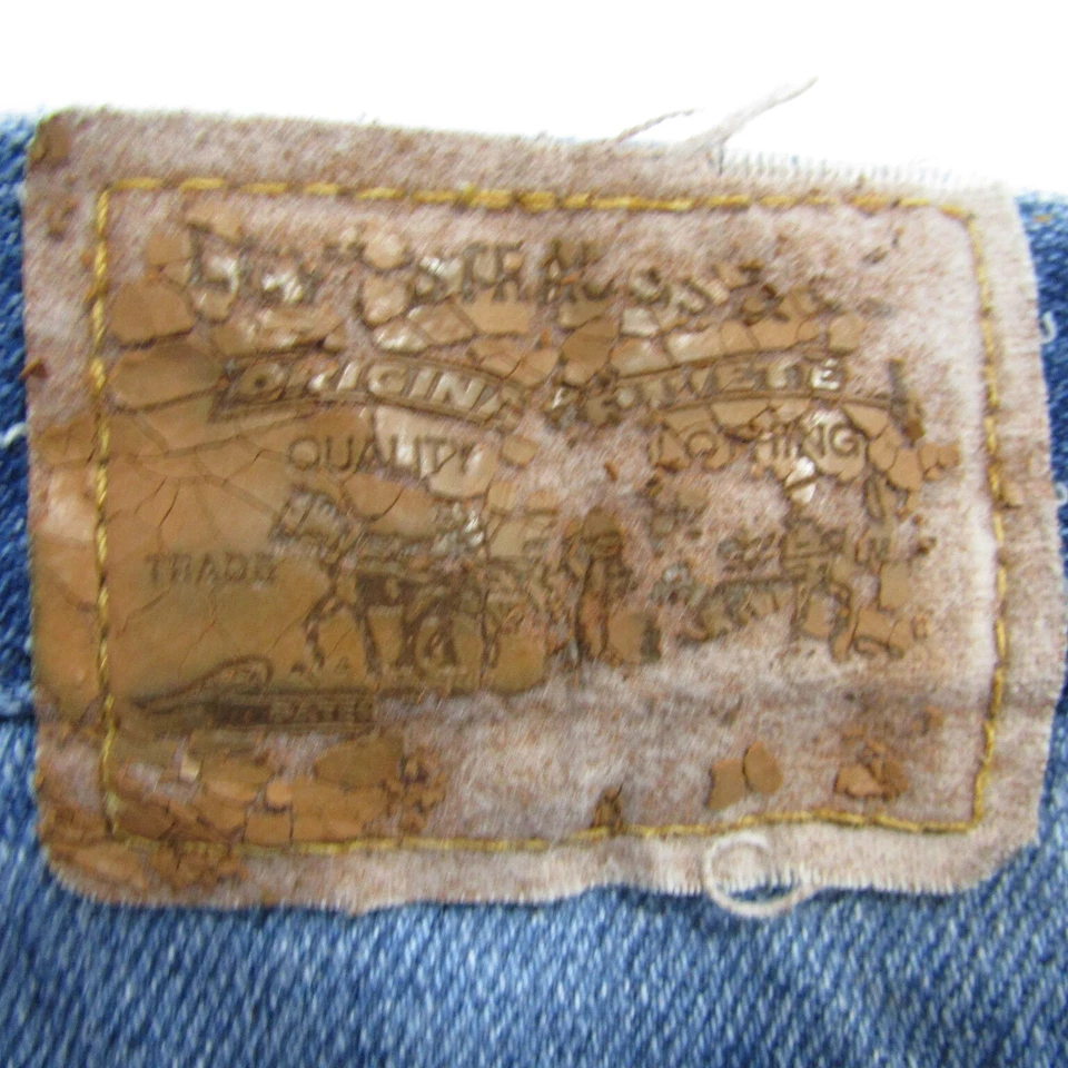 Levis 545 Stretch Mens Regular Fit Tapered Leg Blue W 58/ L 29 REF (Y01577) - Image 4 of 4