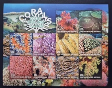 Cocos Islands 2025 / Corals of Cocos (Keeling) Islands  / 10v ms
