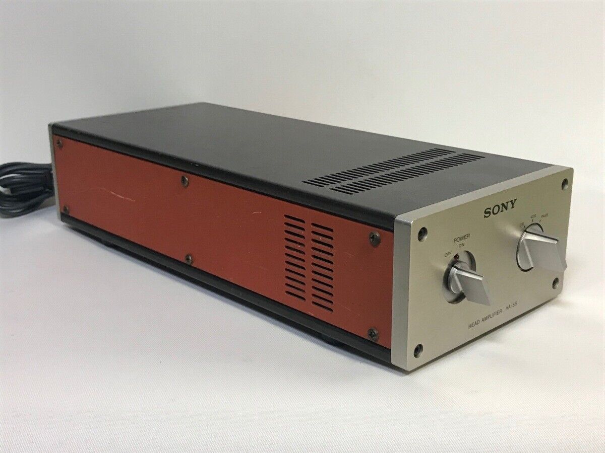 SONY MC HA-55 Step-Up Transformer/Head Amplifier Power Supply Voltage 100V