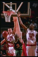Guard Chris Herren and Avondre Jones Fresno State Bulldogs team up- Old Photo