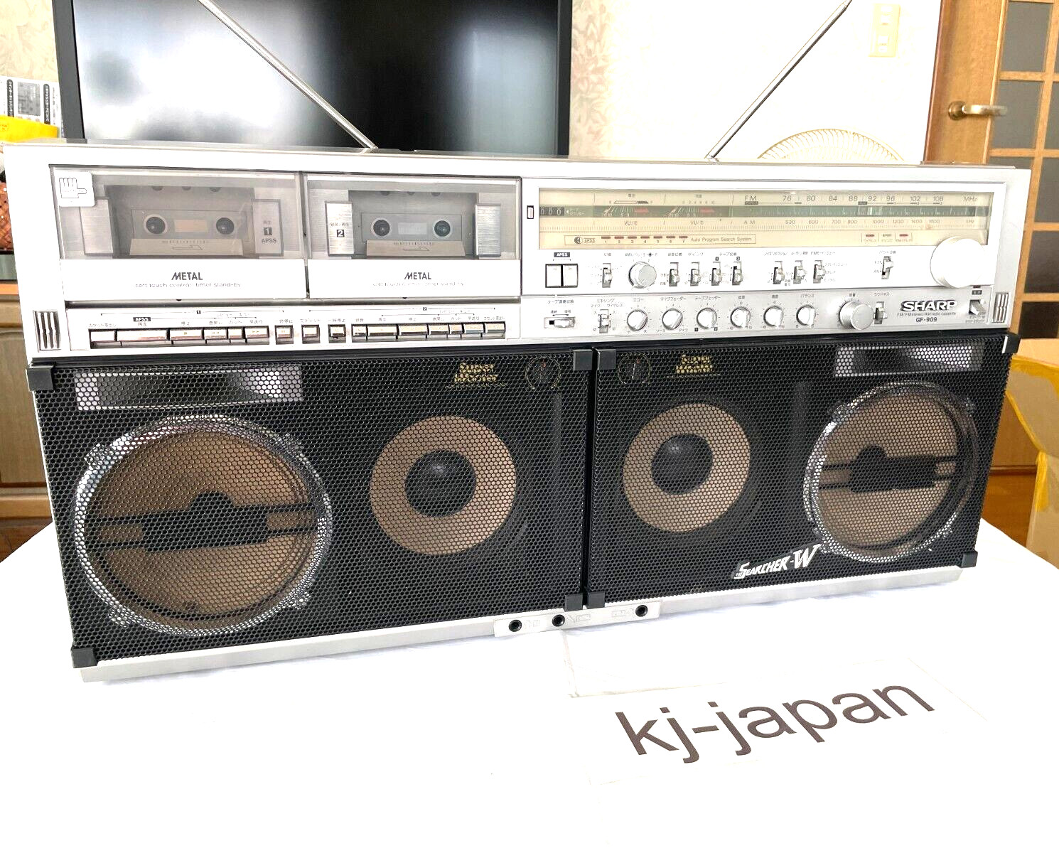 SHARP ☆THE SEARCHER-W ☆GF-909☆ラジカセ☆ジャンク 【公式通販】