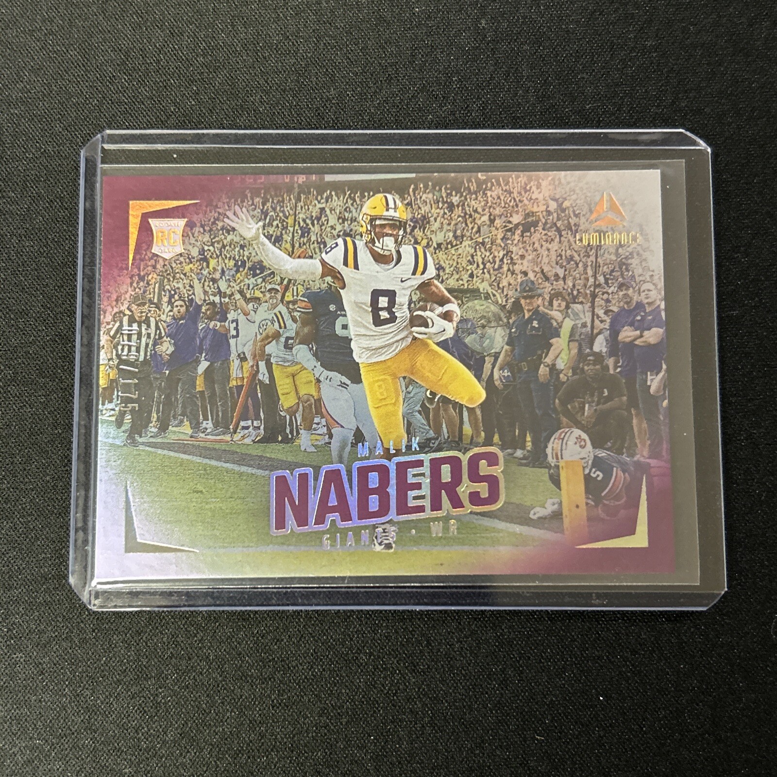 2024 Panini Luminance Malik Nabers #183 - Purple /175 RC