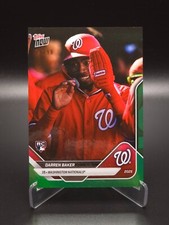 Darren Baker 2025 Topps Now Road To Opening Day Wash Nationals Green #75/99 RC