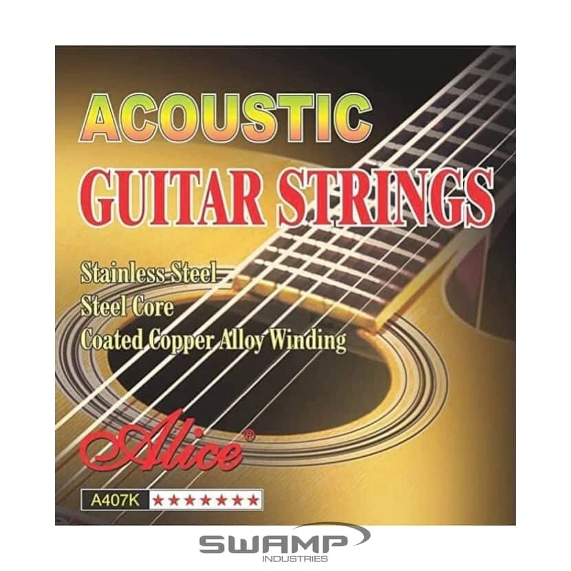 Alice A407K Steel Acoustic Guitar String Set Light 12 53 Bronze