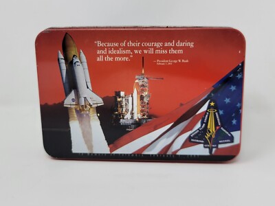 Vintage Knife Columbia Space Shuttle In Memory 2003  Lockback Knife, NIB