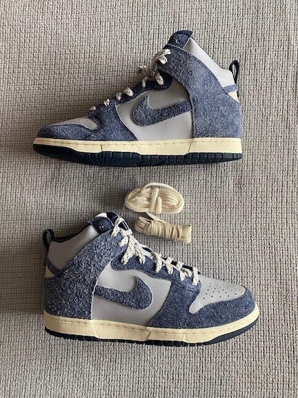 Size 13 - Nike Dunk High x Notre Midnight Navy 2021 | eBay