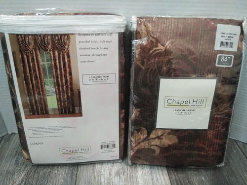 Chapel Hill (2) BY Croscill 50” x 84" ANTIQUE LORNA TAILORED PANEL (BUNDLE) - 第 1/7 張圖片