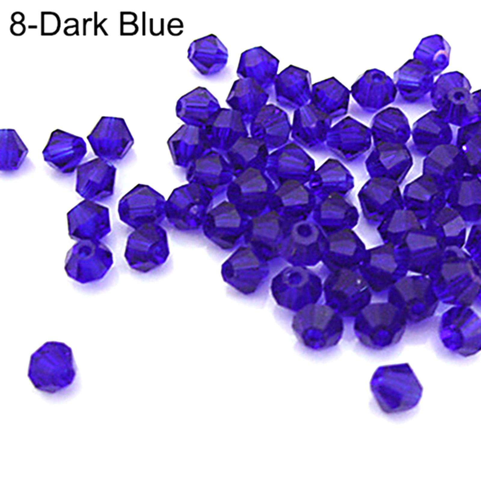 Boutigem 100pcs Heart Faceted Glass Beads - 10x10mm Crystal Spacer Beads In 10 Colors For Jewelry Making | DIY Necklace, Bracelet, Earrings