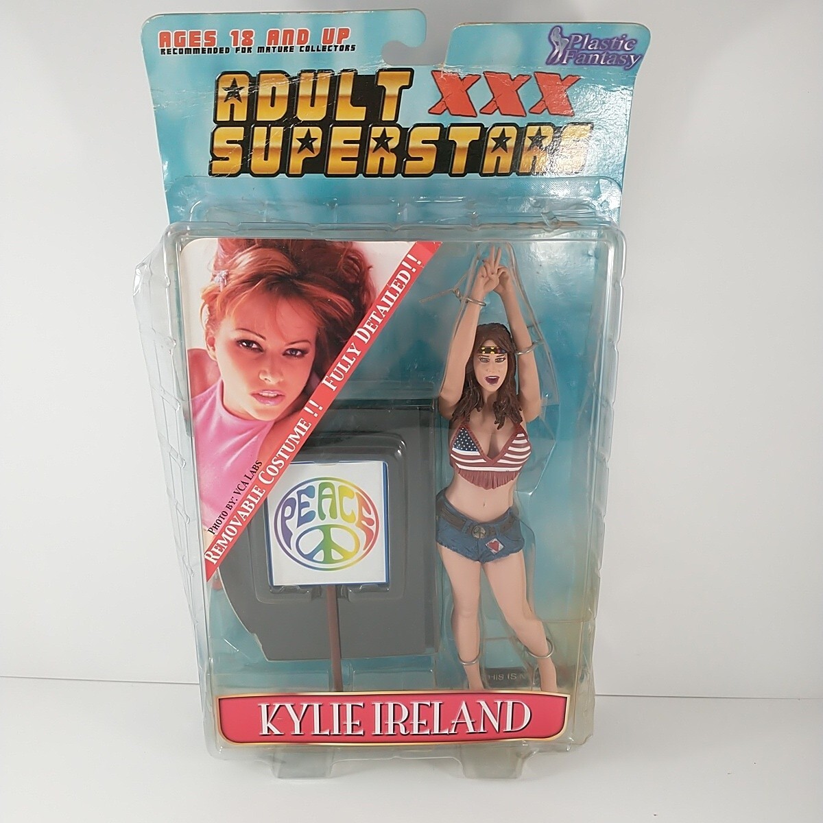 KYLIE IRELAND Peace Plastic Fantasy Adult Superstar Action Figure 
