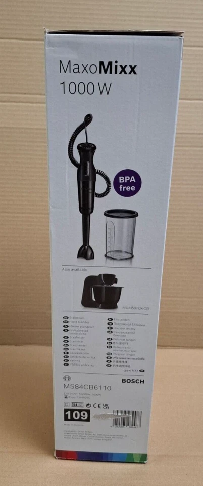 Bosch ErgoMaster Pressure Controlled Speed 2 in 1 Hand Blender - Image 3 of 4