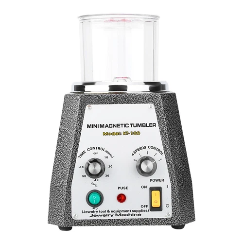 220V Magnetic Tumbler Adjustable Speeds Powerful Polisher Finisher Machine - Picture 9 of 9
