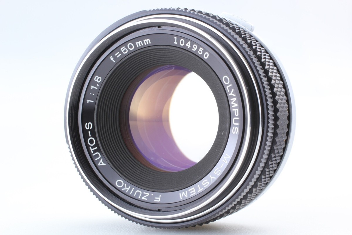 Meter Works!【 Near Mint 】Olympus OM-1 SLR Black F.Zuiko 50mm F