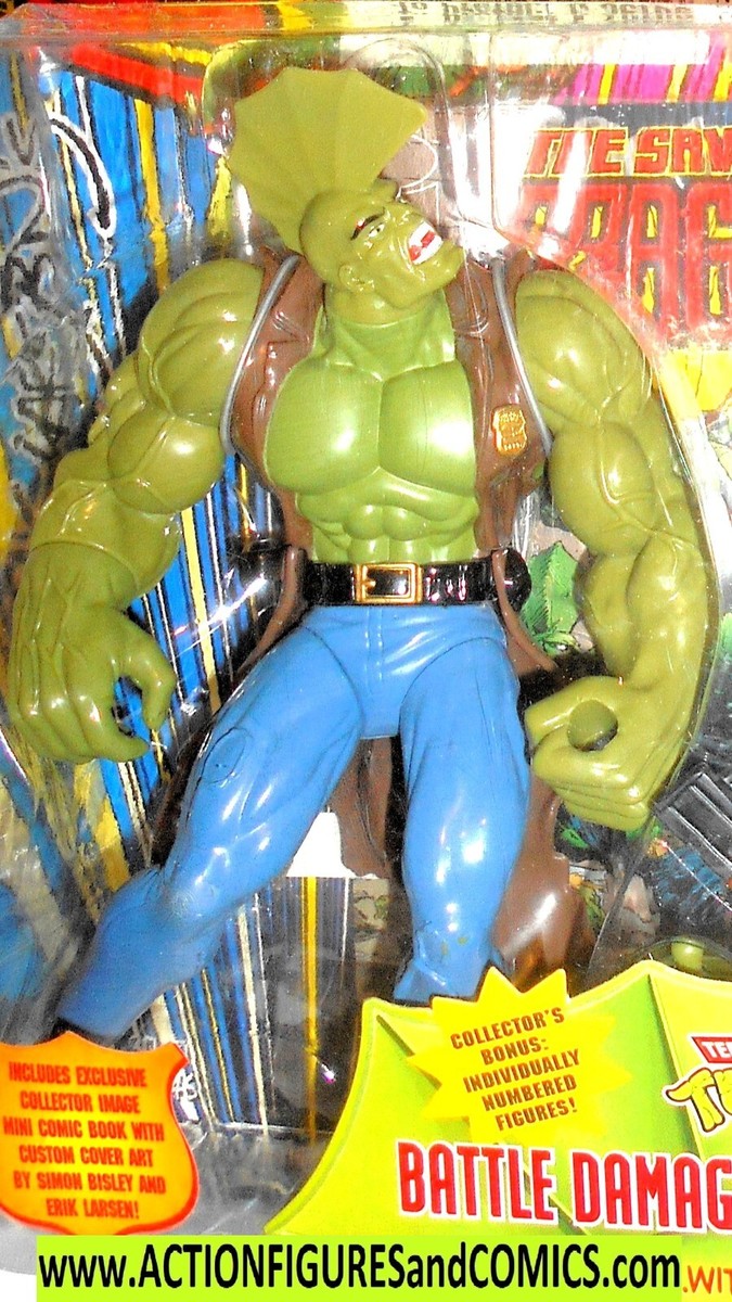 The Savage Dragon 1995 BATTLE DAMAGE playmates teenage mutant
