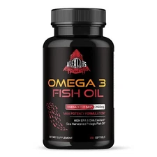 Extra Strength Omega 3 Fish Oil  2160mg, EPA And DHA, 120 Pills