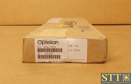 1000-8800 OPTELIAN CMS-190 19" 1U ESTANTE WOMLY10RRA NUEVO - Imagen 3 de 3