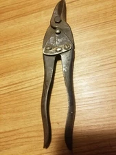 Clauss CL 10 High Leverage Scissors Metal Aviation Snips shear Clippers Vintage