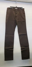 Good Fellow & Co Mens Pants Slim Chino- Stretch Natures Brown size W56 L32