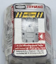 Hubbell TayMac MKG420CSB Weatherproof In-Use GFCI Kit  Codeguard 2-3/4" Cover