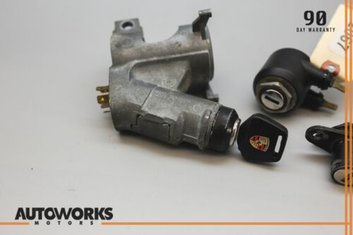 83-87 Porsche 944 Ignition Cylinder Trunk Glove Box Lock Key Set OEM - Picture 4 of 12